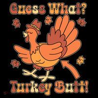 Funny Retro Thanksgiving Guess What Turkey Butt Coffee Mug thumb 5