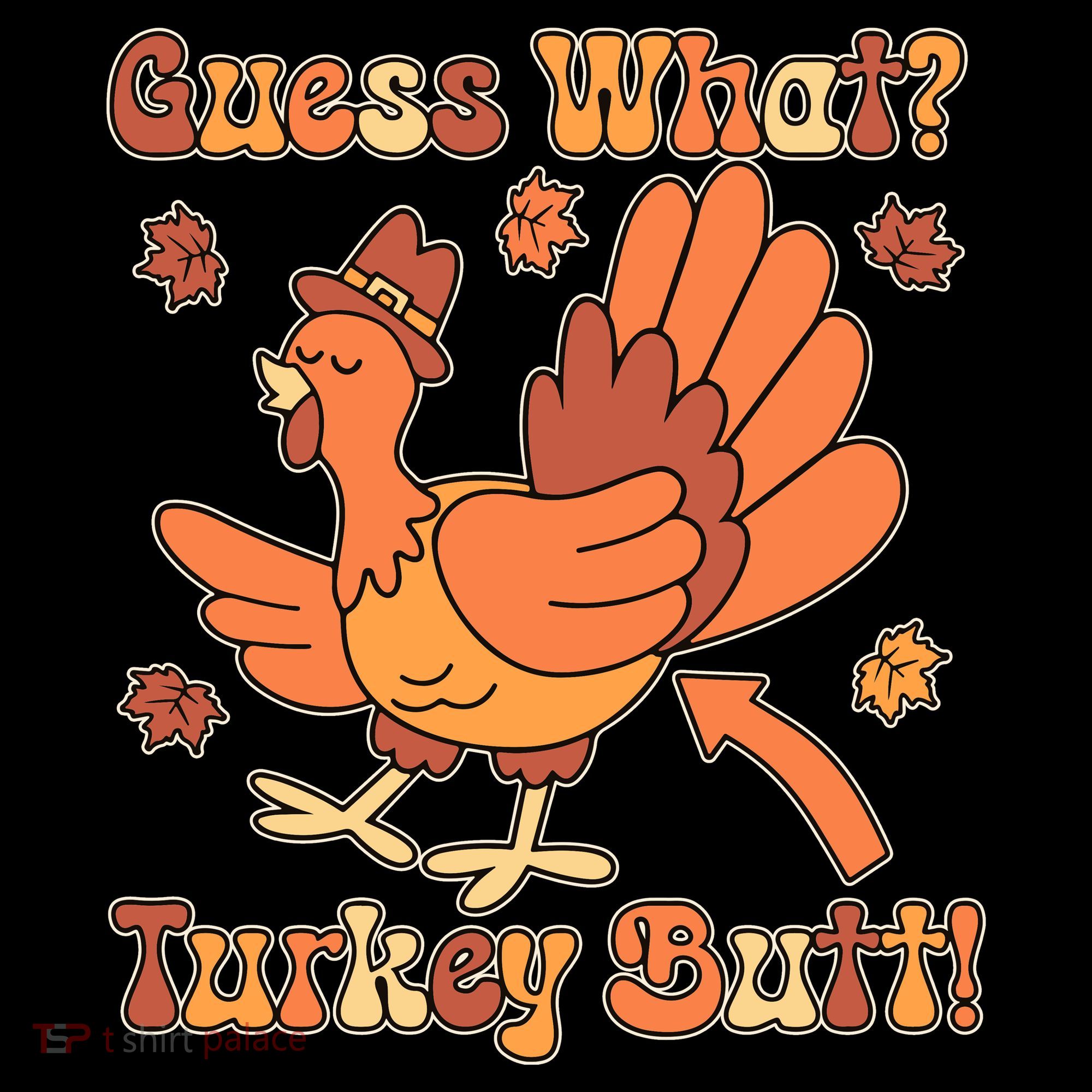Funny Retro Thanksgiving Guess What Turkey Butt Coffee Mug
