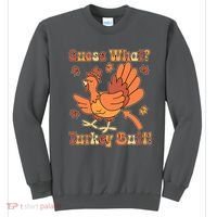 Funny Retro Thanksgiving Guess What Turkey Butt Sweatshirt thumb 0