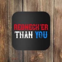 Funny Redneck Than You Coaster thumb 0