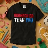 Funny Redneck Than You Kids T-Shirt thumb 3