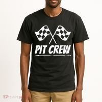 Funny Race Track Pit Crew Racing Mechanic Car Parties Tall T-Shirt thumb 2
