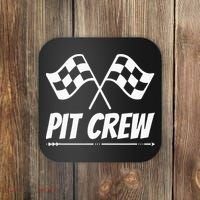 Funny Race Track Pit Crew Racing Mechanic Car Parties Coaster thumb 0