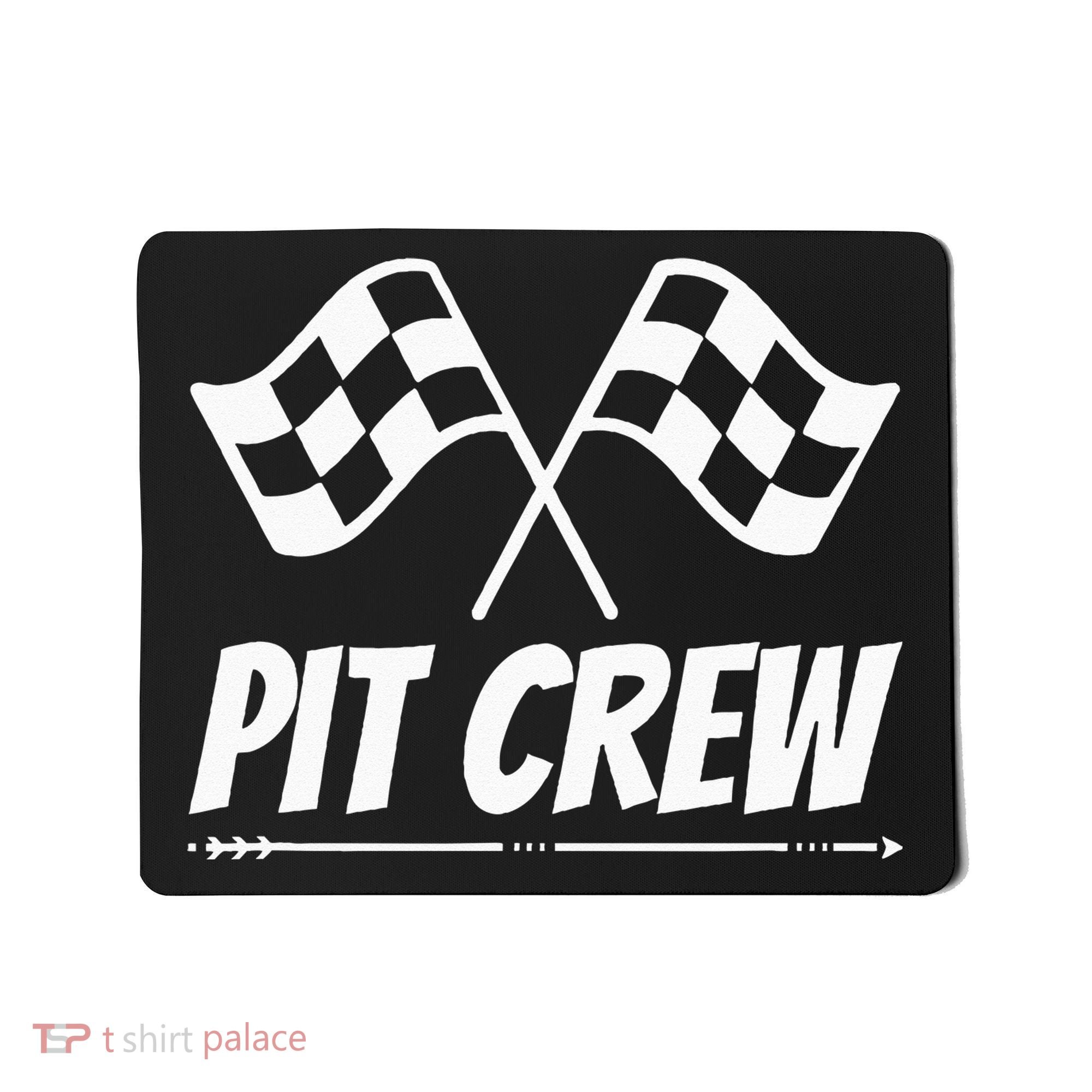 Funny Race Track Pit Crew Racing Mechanic Car Parties Mousepad