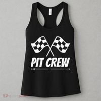 Funny Race Track Pit Crew Racing Mechanic Car Parties Women's Tank Top thumb 3