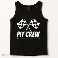 Funny Race Track Pit Crew Racing Mechanic Car Parties Tank Top thumb 2