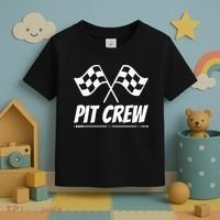 Funny Race Track Pit Crew Racing Mechanic Car Parties Toddler T-Shirt thumb 3