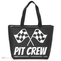 Funny Race Track Pit Crew Racing Mechanic Car Parties Tote Bag thumb 0