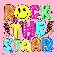 Funny Rock The Test Testing Day Teacher Student Motivational Coaster thumb 2