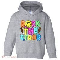 Funny Rock The Test Testing Day Teacher Student Motivational Toddler Hoodie thumb 0