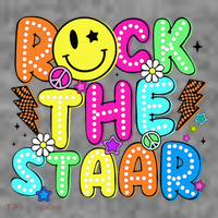 Funny Rock The Test Testing Day Teacher Student Motivational Toddler Hoodie thumb 2