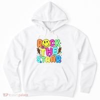 Funny Rock The Test Testing Day Teacher Student Motivational Hoodie thumb 0