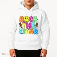 Funny Rock The Test Testing Day Teacher Student Motivational Hoodie thumb 2