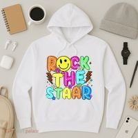 Funny Rock The Test Testing Day Teacher Student Motivational Hoodie thumb 3