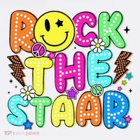 Funny Rock The Test Testing Day Teacher Student Motivational Long Sleeve Shirt thumb 2