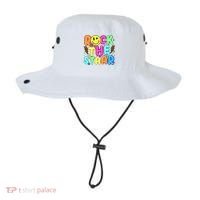 Funny Rock The Test Testing Day Teacher Student Motivational Bucket Hat thumb 0