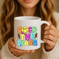 Funny Rock The Test Testing Day Teacher Student Motivational Coffee Mug thumb 3