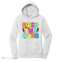 Funny Rock The Test Testing Day Teacher Student Motivational Women's Hoodie thumb 0