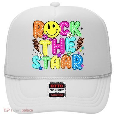 Funny Rock The Test Testing Day Teacher Student Motivational Hat