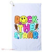 Funny Rock The Test Testing Day Teacher Student Motivational Golf Towel thumb 0