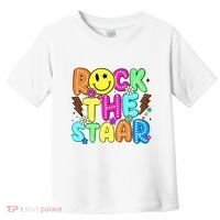 Funny Rock The Test Testing Day Teacher Student Motivational Toddler T-Shirt thumb 0