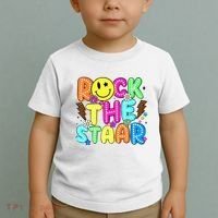 Funny Rock The Test Testing Day Teacher Student Motivational Toddler T-Shirt thumb 2