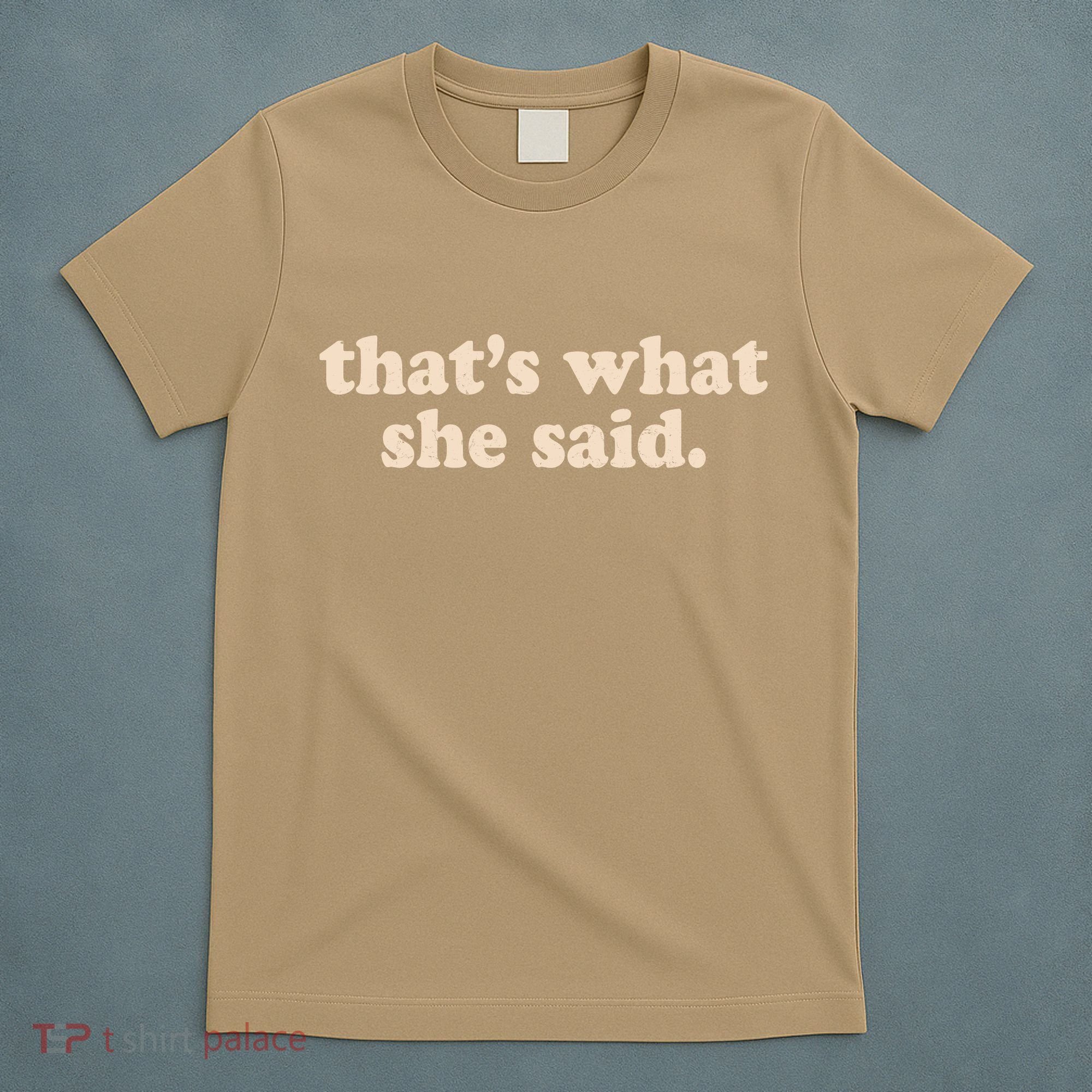 Funny Retro That's What She Said T-Shirt