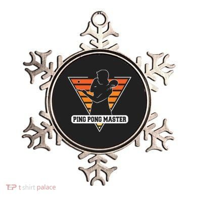 Funny Retro Tabletennis Ping Pong Quote Ping Pong Master Premium Ornament