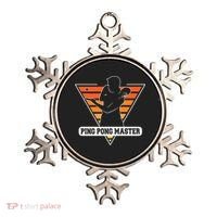 Funny Retro Tabletennis Ping Pong Quote Ping Pong Master Premium Ornament thumb 0