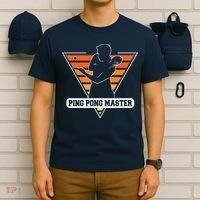 Funny Retro Tabletennis Ping Pong Quote Ping Pong Master Premium T-Shirt thumb 6
