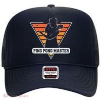 Funny Retro Tabletennis Ping Pong Quote Ping Pong Master Premium Hat thumb 0