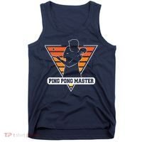 Funny Retro Tabletennis Ping Pong Quote Ping Pong Master Premium Tank Top thumb 0