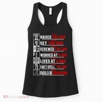 Funny Raised The Bar Pro Donald Trump Quote Women's Tank Top thumb 0