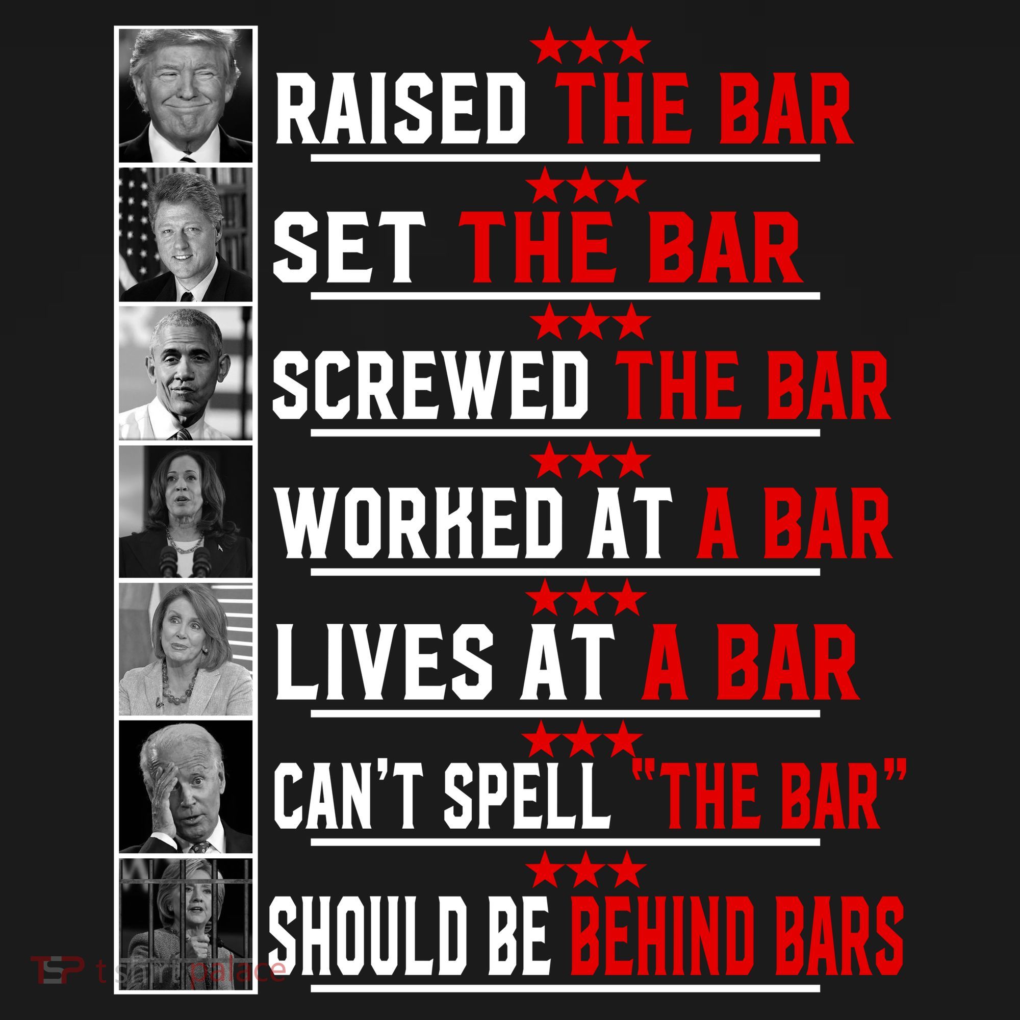 Funny Raised The Bar Pro Donald Trump Quote Women's Tank Top