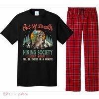 Funny Raccoon Tired Hiker  Pajama Set thumb 0