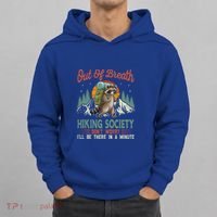 Funny Raccoon Tired Hiker  Hoodie thumb 0