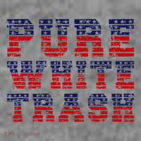 Funny Redneck Usa American Flag Pure White Trash Toddler Hoodie thumb 2