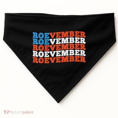 Funny Roevember US Flag USA-Made Doggie Bandana