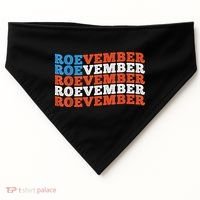 Funny Roevember US Flag USA-Made Doggie Bandana thumb 0