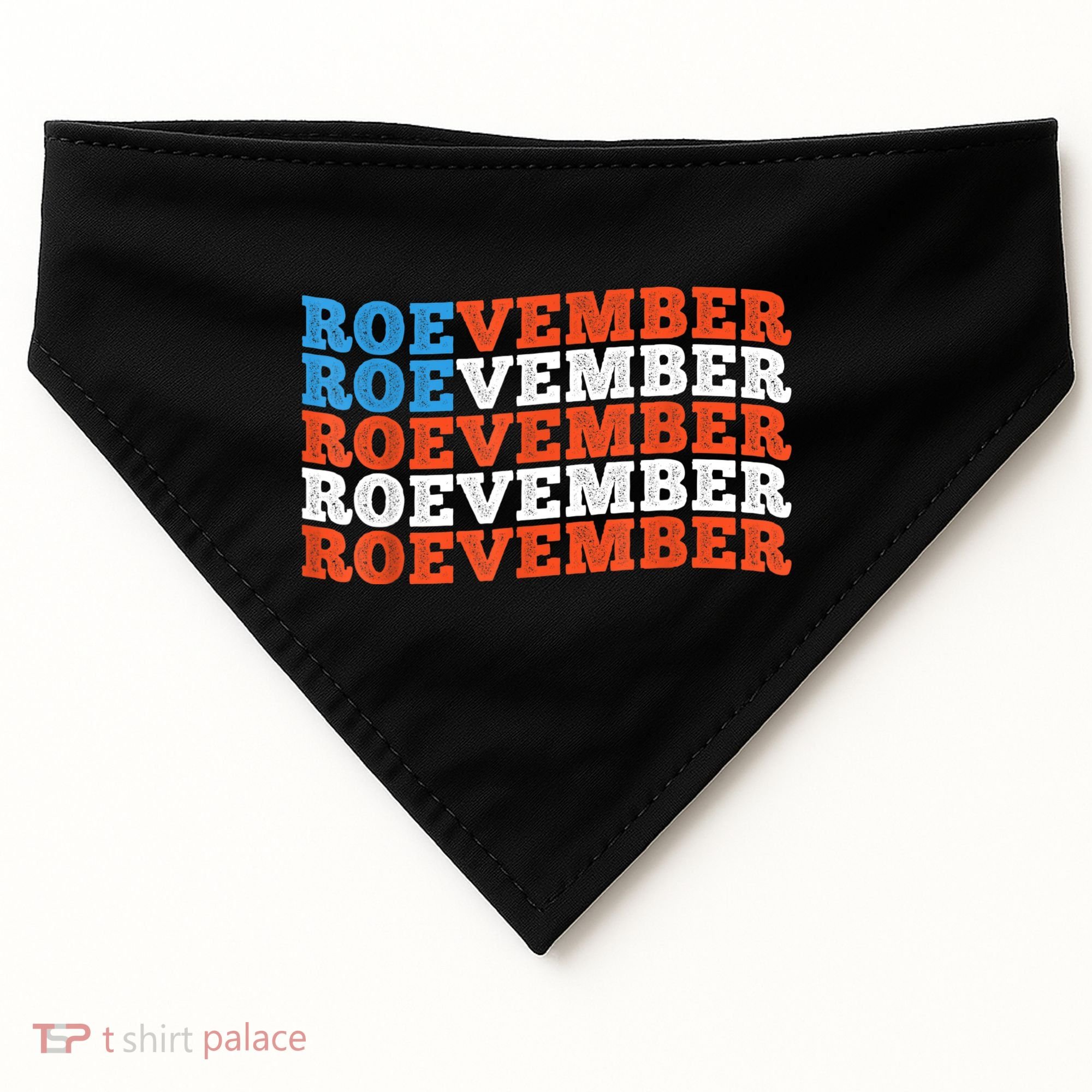 Funny Roevember US Flag USA-Made Doggie Bandana