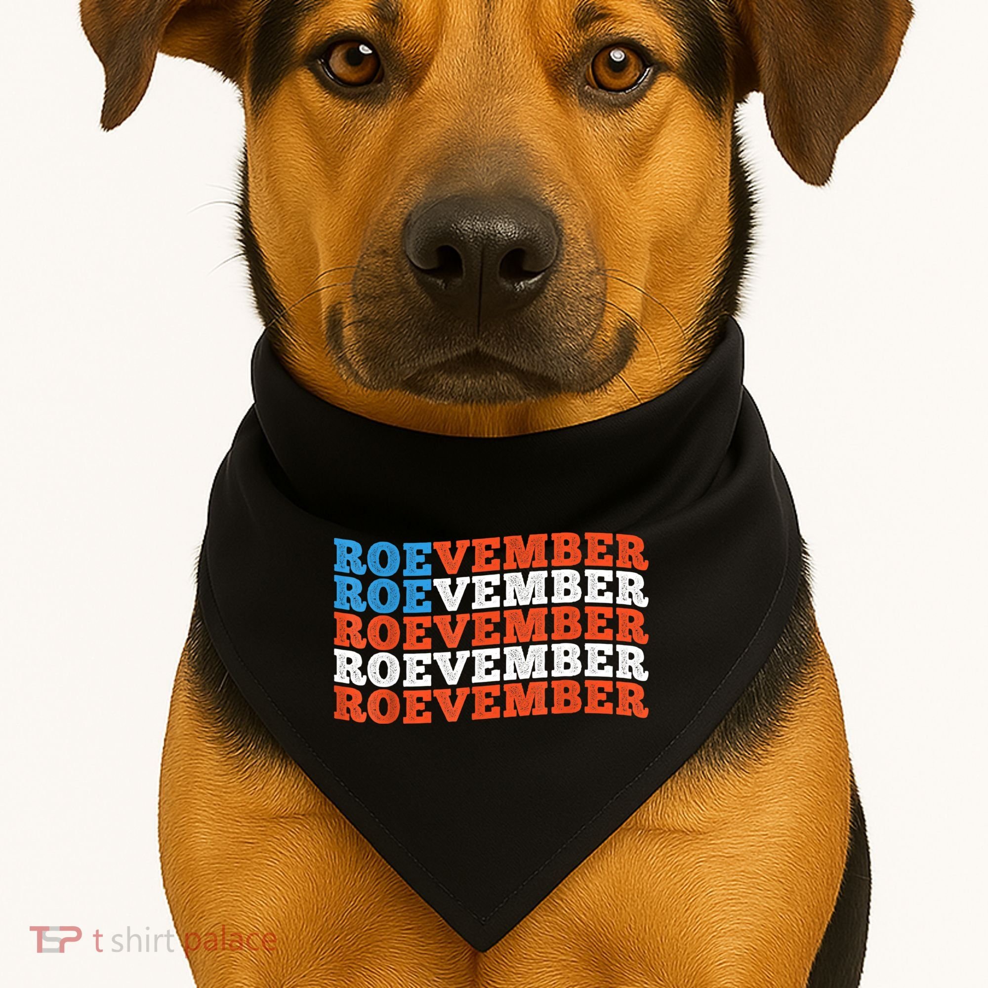 Funny Roevember US Flag USA-Made Doggie Bandana
