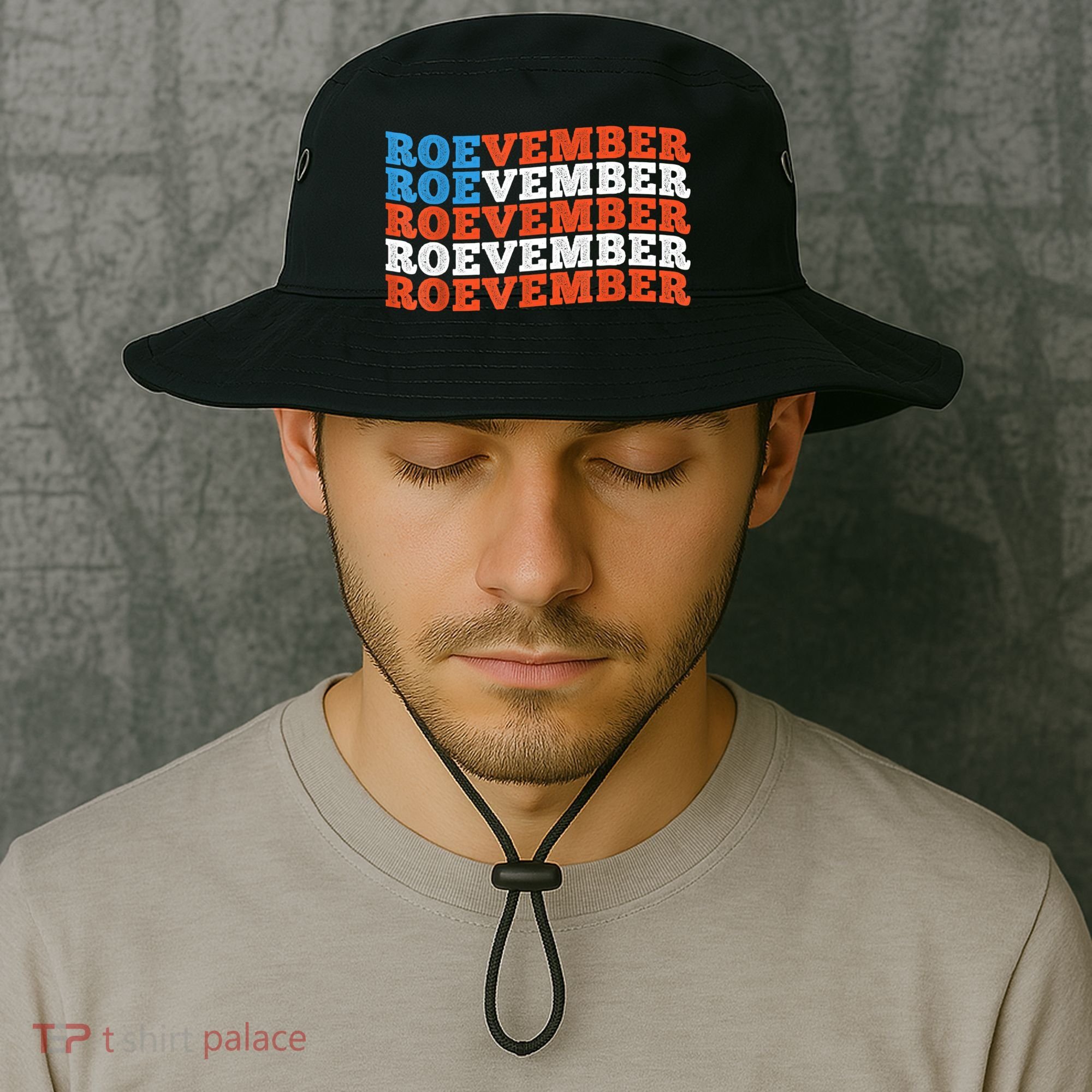 Funny Roevember US Flag Bucket Hat