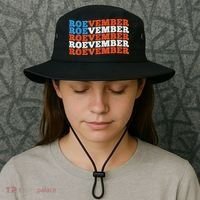 Funny Roevember US Flag Bucket Hat thumb 3