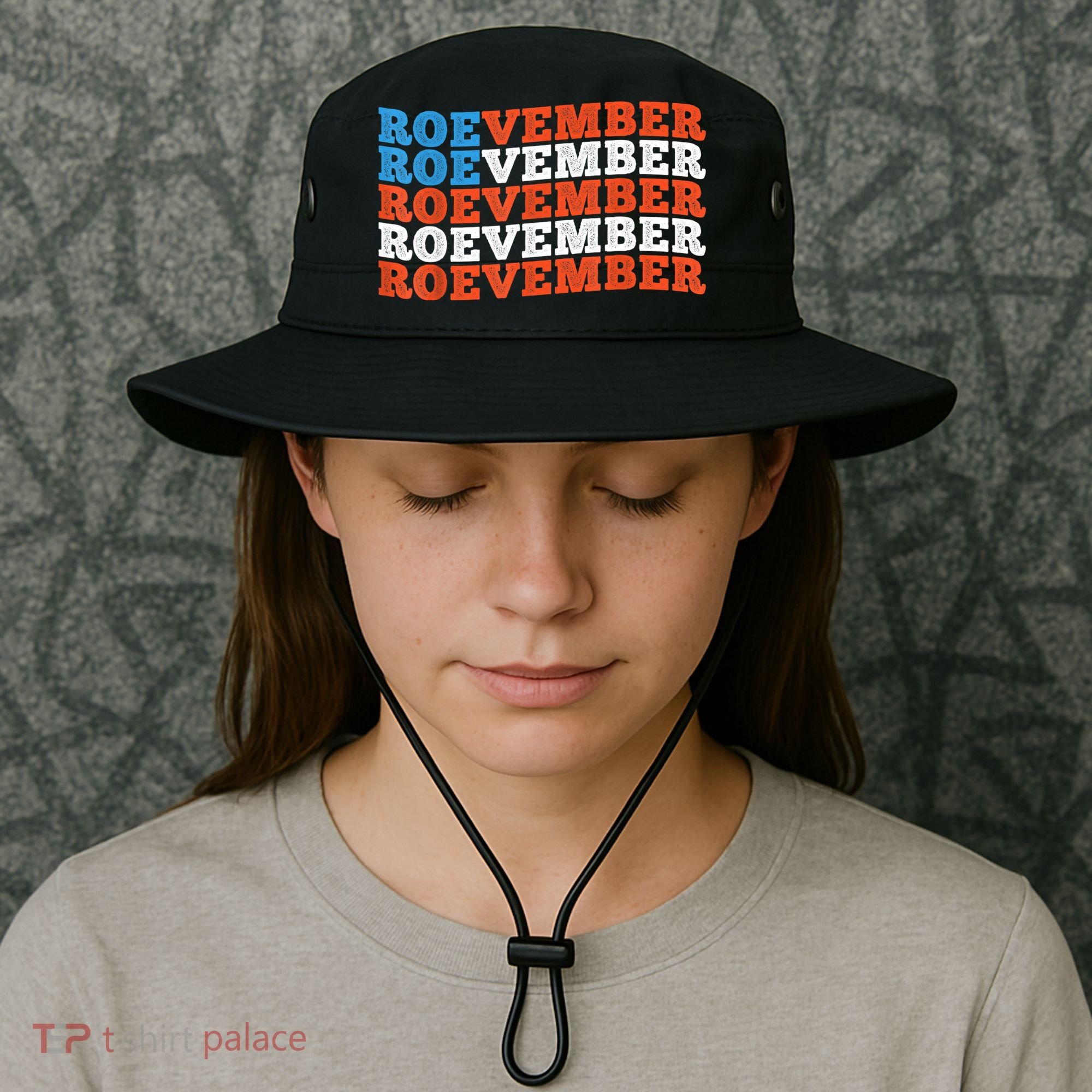 Funny Roevember US Flag Bucket Hat