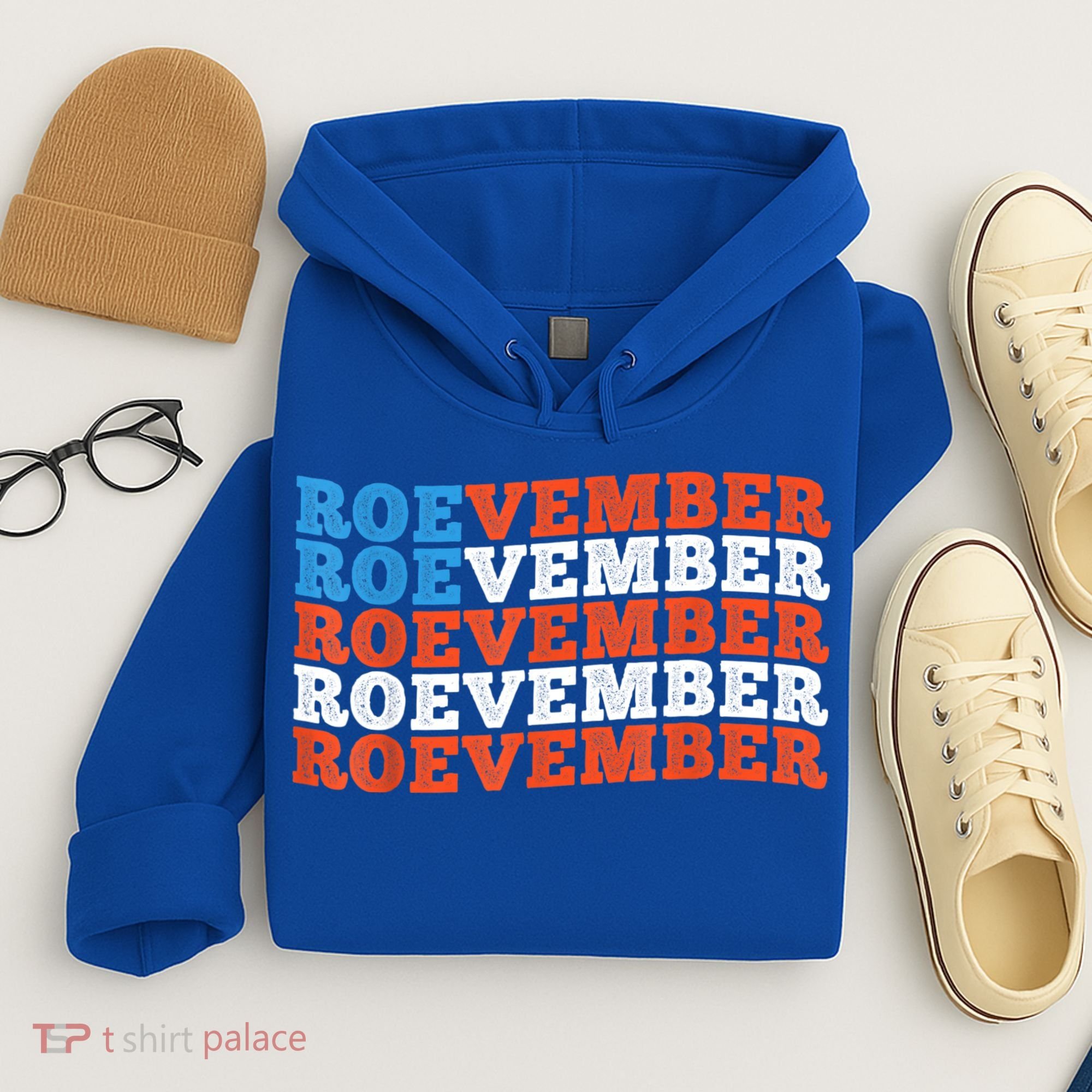 Funny Roevember US Flag Hoodie