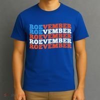 Funny Roevember US Flag T-Shirt thumb 3