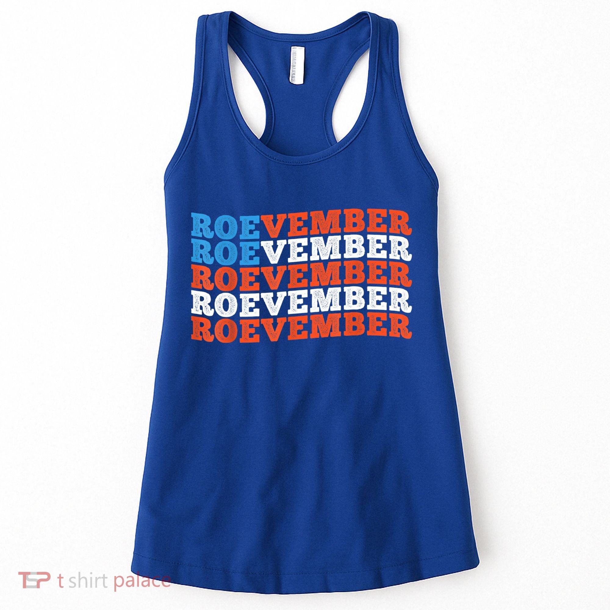 Funny Roevember US Flag Women's Tank Top