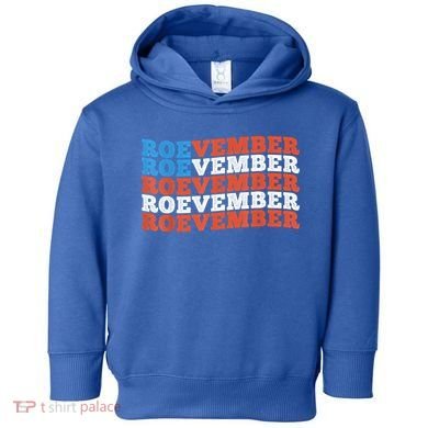 Funny Roevember US Flag Toddler Hoodie