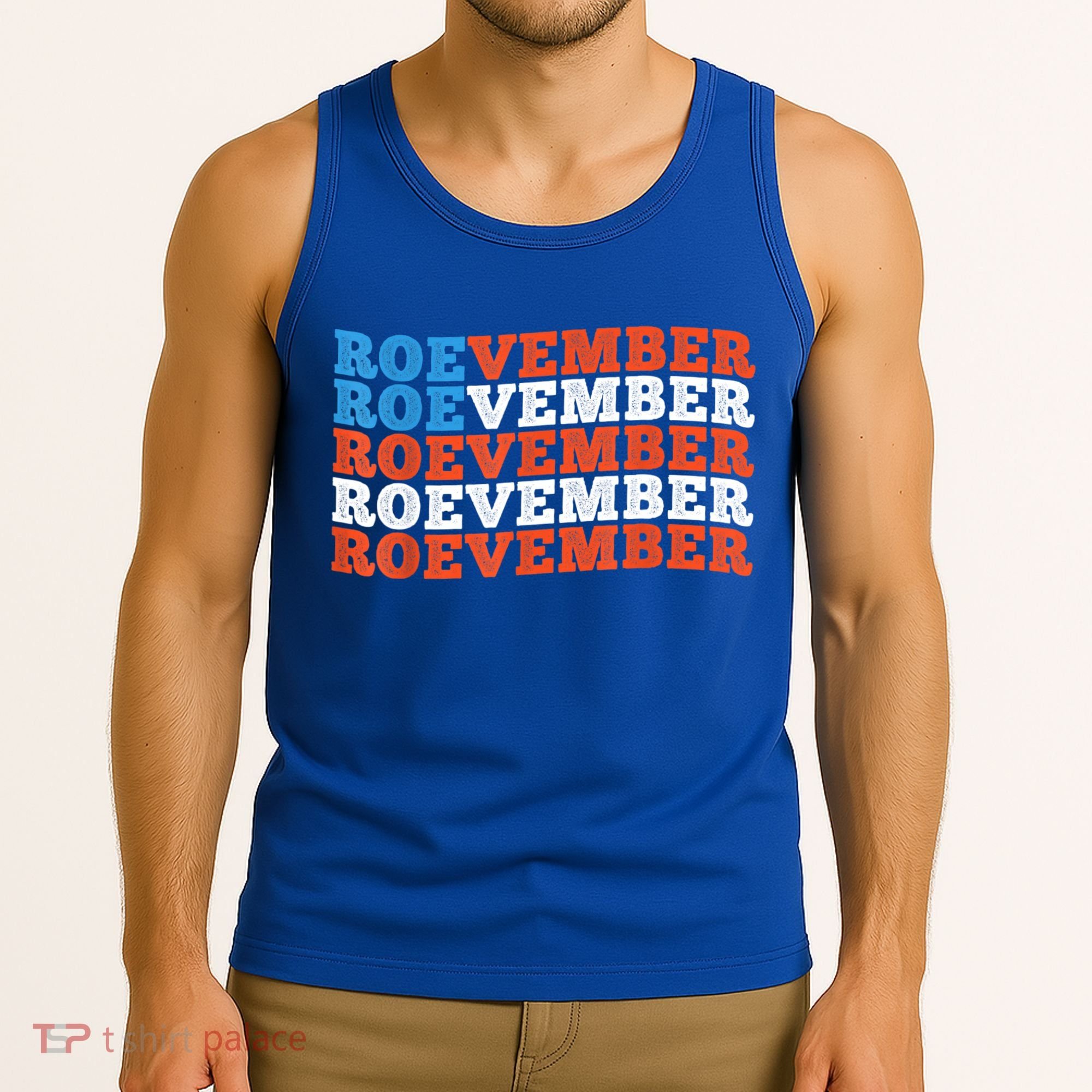 Funny Roevember US Flag Tank Top