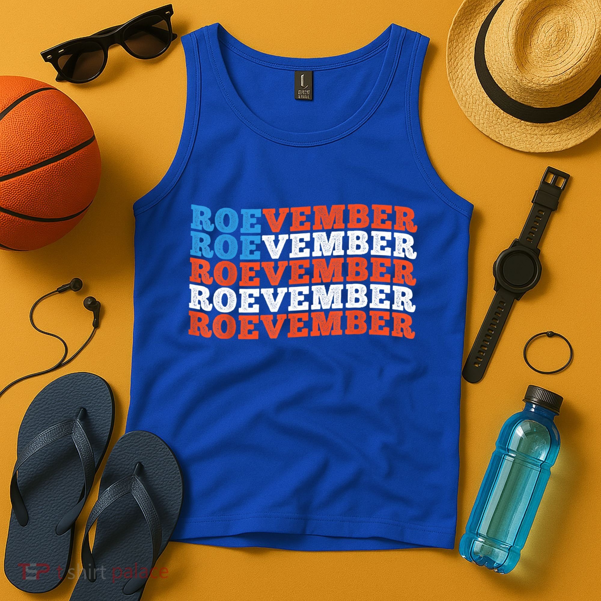 Funny Roevember US Flag Tank Top